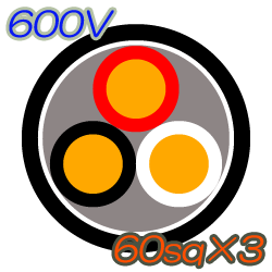 CV60sq×3C　50m