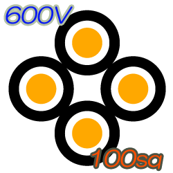 600V CVQ 100sq  50m