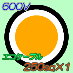 エコケーブルEM-CE250-1C　10m