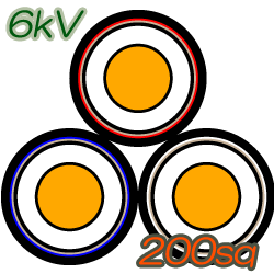 6kV CVT200sq　100m