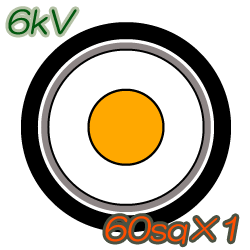 6kV CV60sq×1C 100m