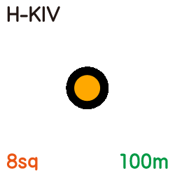 耐熱電気機器用ビニル絶縁電線　H-KIV 8.0sq　100ｍ