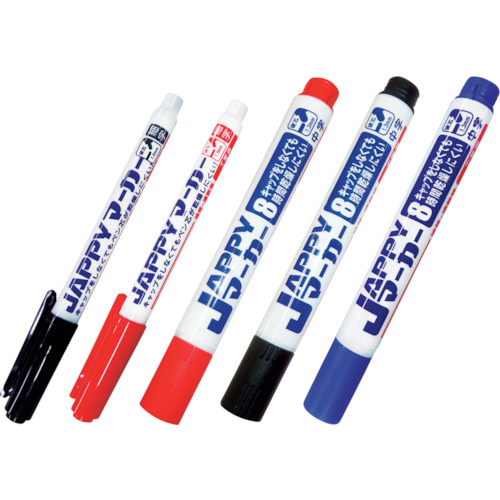 JAPPY 現場用マーカー　細字 ＰＫ－Ｓ－ＩＢ＃１９　（細字　赤色）