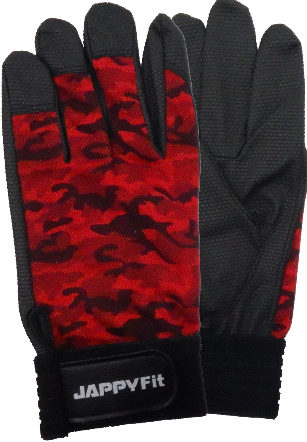 JAPPY 作業用手袋　赤迷彩 ＪＰＦ－１７８ＭＲ－Ｌ