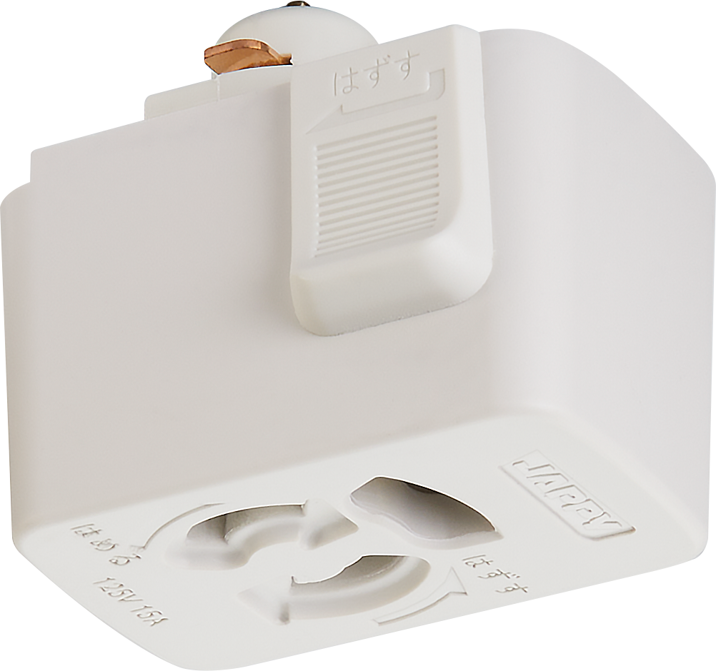 JAPPY 接地極付抜止コンセントプラグ ＪＬＤ－６０１２ＥＷ