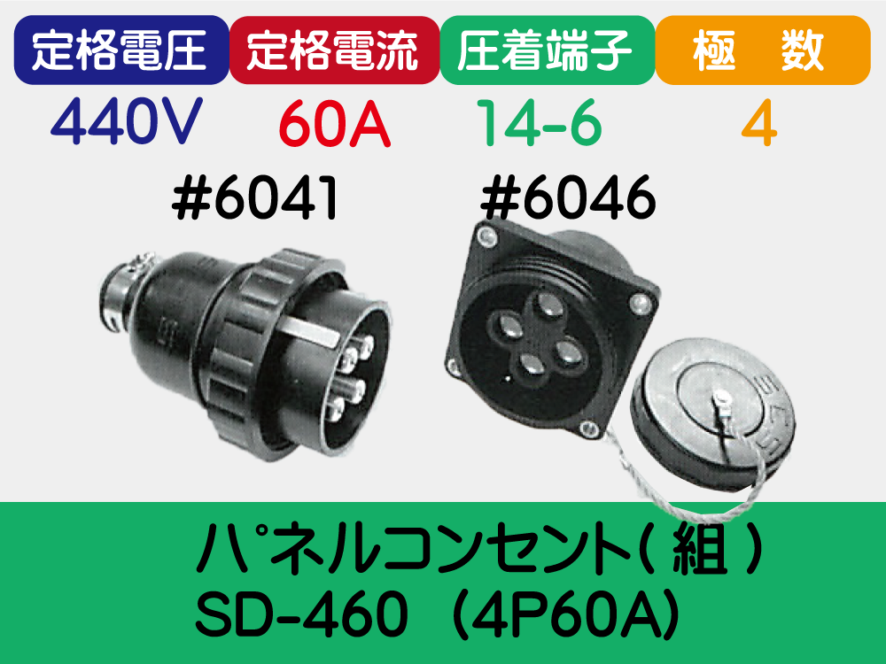 ﾊﾟﾈﾙｺﾝｾﾝﾄ(組) SD-460  (4P60A)