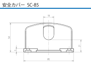 埋込型コネクタ CE5-320E 安全カバーSC-85