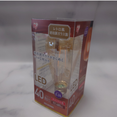 【在庫限り品】フィラメント電球　メーカー:アイリス　型式:LDF4C-G-FK