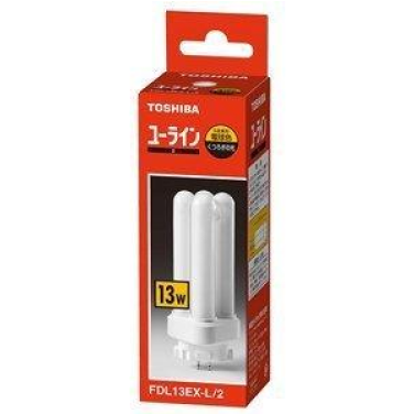 【在庫限り品】コンパクト形蛍光灯 電球色　メーカー:東芝　型式:FDL13EX-L